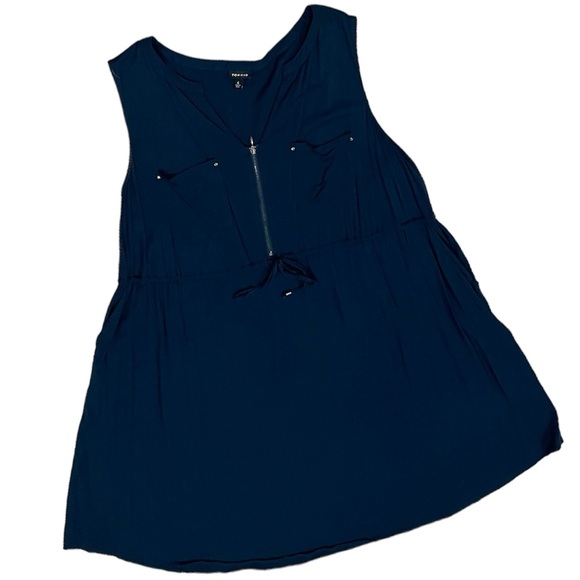 TORRID 4X Navy Tunic Mini Dress - Picture 2 of 9